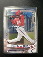 2021 Bowman Chrome Prospects #BCP248 Jeremy De La Rosa Nationals