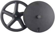 700C Fixed gear Wheelset 5 Spoke  Disc Wheel Carbon Wheelset Track Bike Wheels