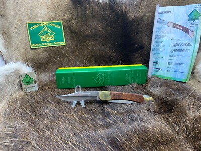 1982 Vintage 972 Puma Game Warden Knife & Jacaranda Handles Puma G /Y Box Tag A