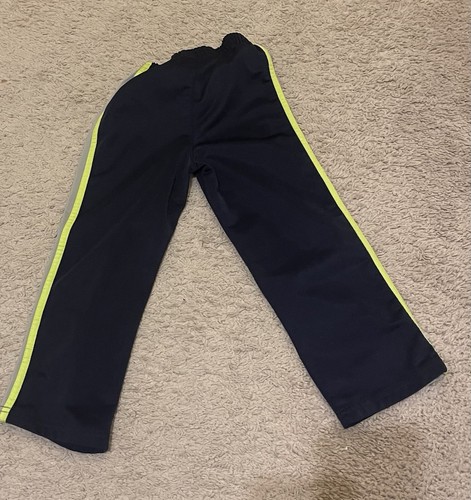 Puma Pants Kids Youth Size 4 Navy With Stripe - Picture 3 of 4