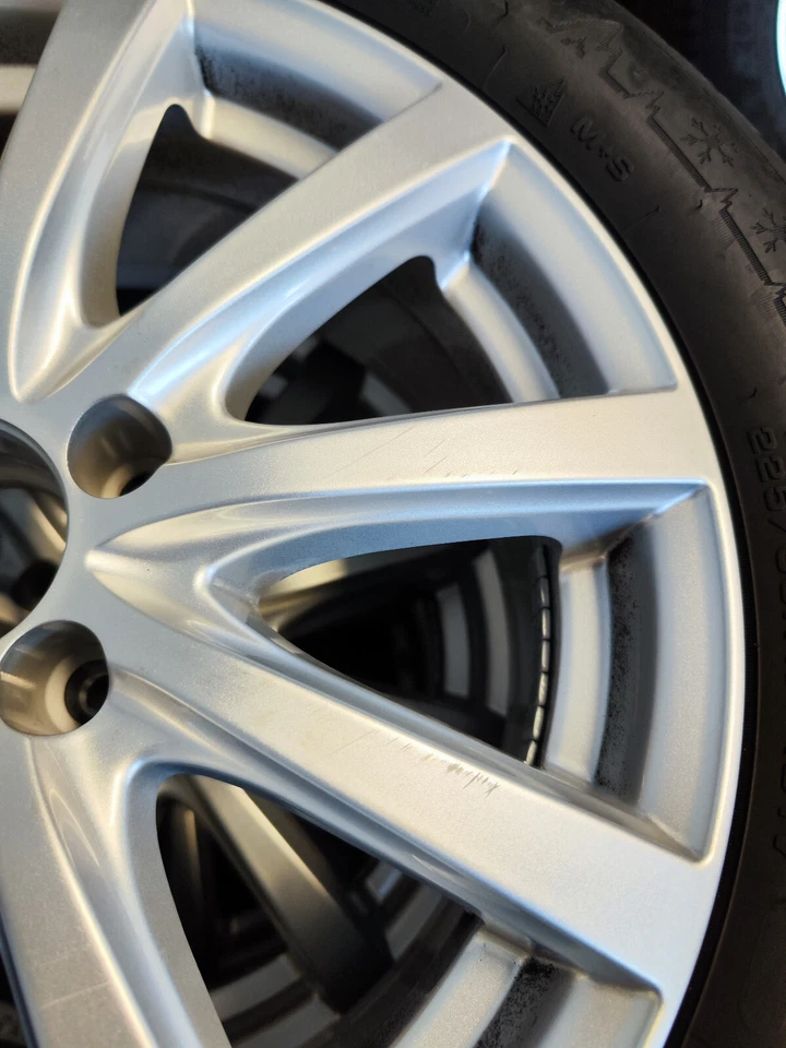 4 Winterreifen 225 55 R17 17"  Platin Alufelgen KBA 49570 7Jx17 ET 40 - Bild 4 von 4