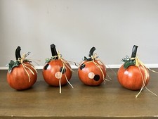 Small Dried And Preserved Hand Painted Gourds, Fall Decor, Halloween, Gifts