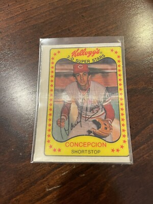 1981 Kellogg's 3-D Super Stars - #28 Dave Concepcion