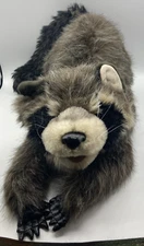 Folkmanis Large 21" Plush Full Body Raccoon Hand Puppet Excellent