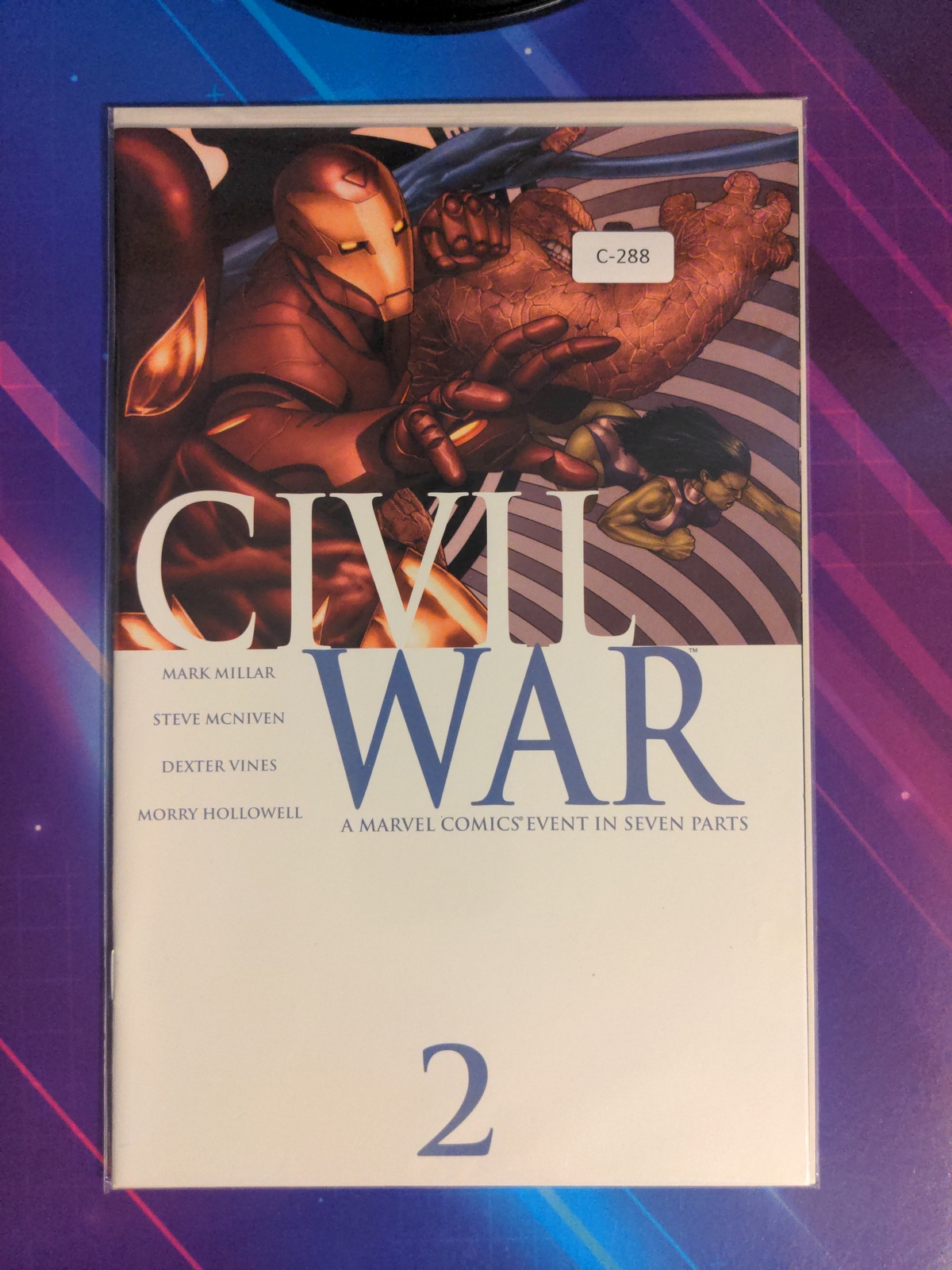 CIVIL WAR #2 VOL. 1 9.0+ MARVEL COMIC BOOK C-288