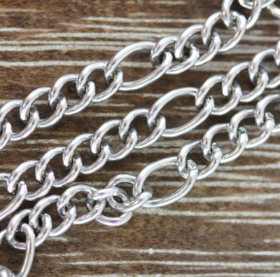 VINTAGE STERLING SILVER 925 CHAIN LINK BRACELET 7.25