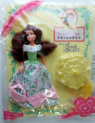 Vintage 1997 Belle Pocket Friends Princess Disney's Beauty and the