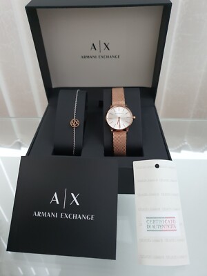 New ARMANI EXCHANGE AX Ladies watch AX Bracelet RRP