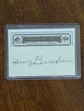 2009 SP Legendary Cuts Harry Brecheen Cut Auto 19/21