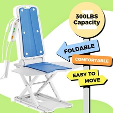 Electric Chair Lift, Elderly Mobility Aid for Home Use, Support Up to 300 LBS