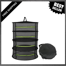 Herb Drying Rack, 4 Layer Collapsible Dryer for Herbs Flowers Dried Food