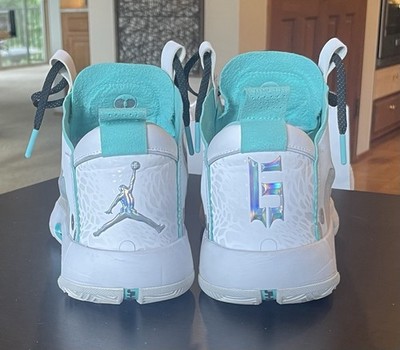 Nike Air Jordan 34 Snow Leopard PE 2019 Guo Ailun US SIZE 13 Basketball Shoes Air Jordan 34 “Snow Leopard” Nods To Chinese Basketball Star  main image 4
