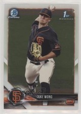 2018 Bowman Draft Chrome Jake Wong #BDC-55 0c4