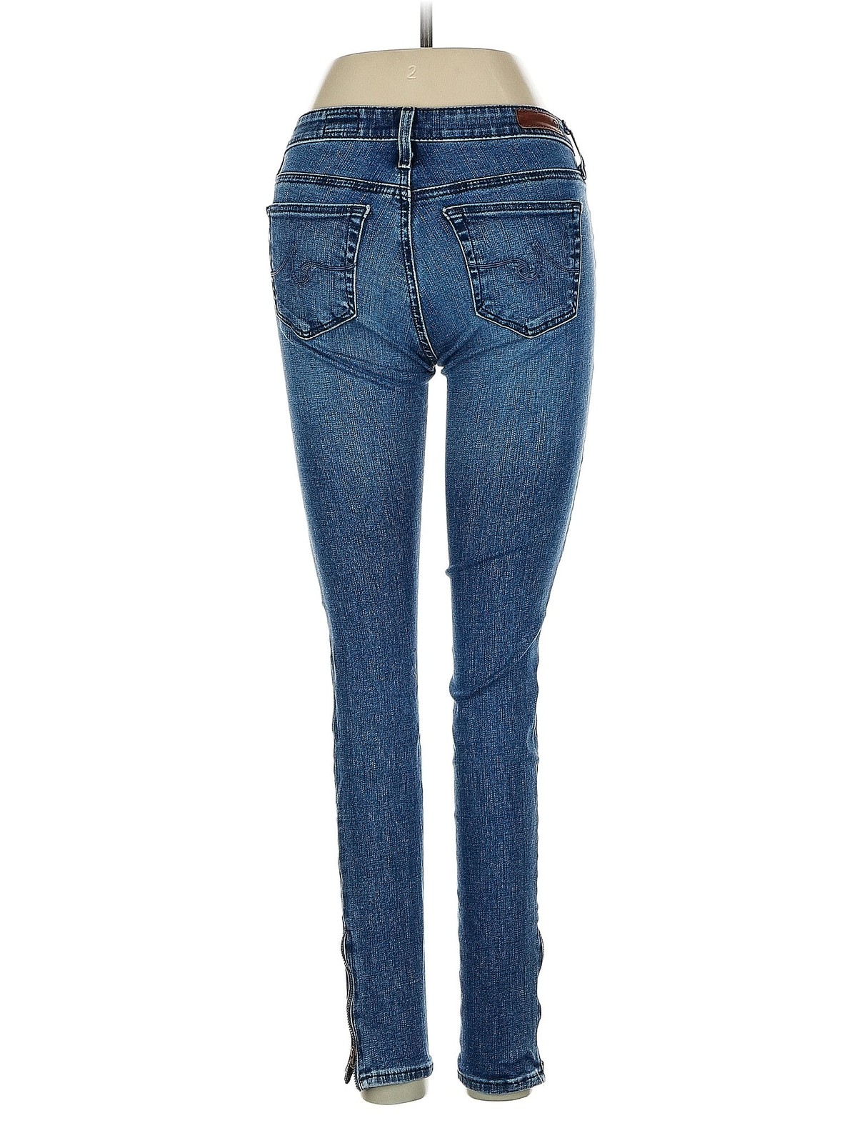 Adriano Goldschmied Women Blue Jeans 24W thumbnail 2