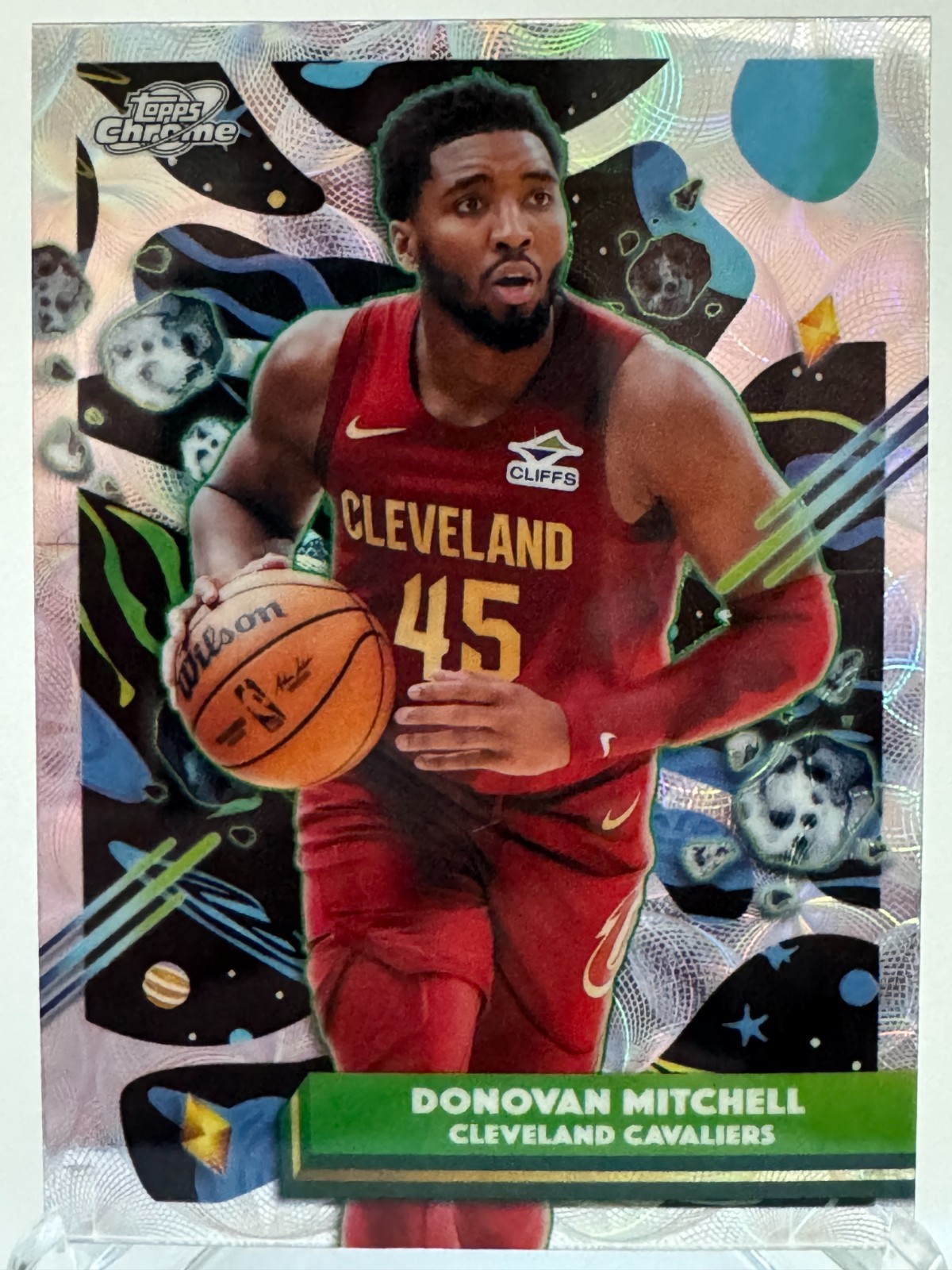 2025-26 Topps Cosmic Chrome Donovan Mitchell Nucleus Insert #102 Cavaliers