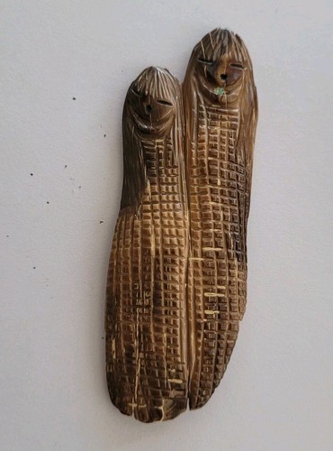 Zuni Early Faye Quandelacy Twin Corn Maidens - Two Sided