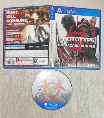 PROTOTYPE Biohazard Bundle (PlayStation 4 PS4) Game, Case & Cover Art - Tested