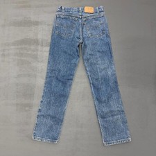 Vintage Levi's 705 Student Jeans Blue Orange Tab Women's Made in USA 27 x 27