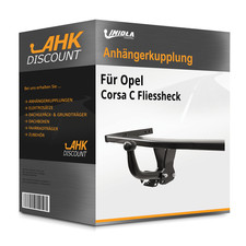 Für Opel Corsa C Fliessheck 00- IMIOLA HAK-POL Anhängerkupplung starr NEU