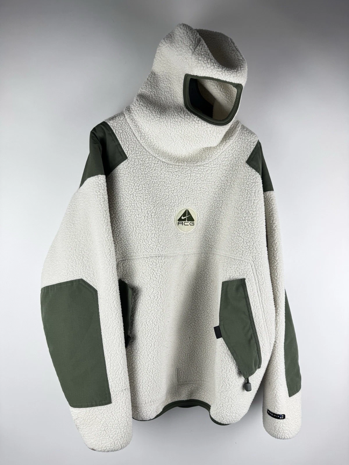 Vintage 90s Nike ACG Ninja Fleece Thermal Layer 2 Hoodie 🇺🇸 Size - S/M