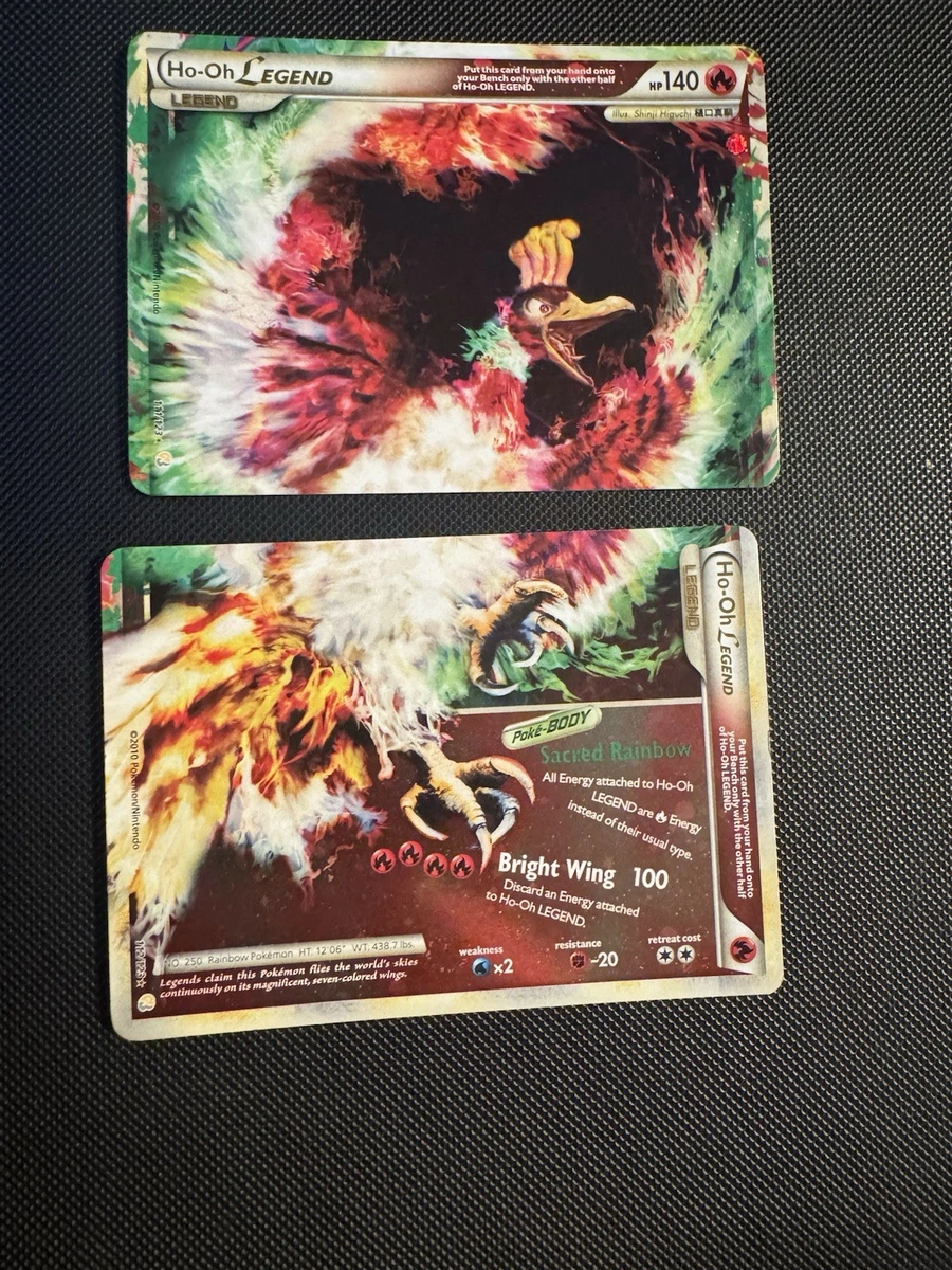 ho oh legend pokemon card Ho-Oh Pokémon TCG Heartgold & Soulsilver Ultra Rare Individual Collectible  Card Game Cards for sale
