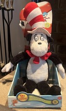 2003 The Cat In The Hat Dr. Seuss 16  Poseable Plush Official Movie Merchandise