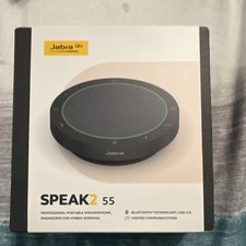 Jabra Speak2 55 Bluetooth USB C/A Speakerphone 4 Mics 12hr Battery Unified Comm