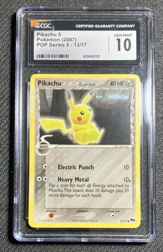 Pikachu POP Series 5 13/17 CGC 10