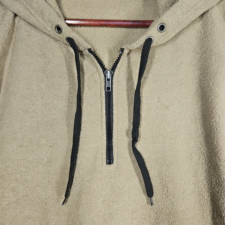 Sudadera con Capucha Canyon River Blues Hvywght 1/4 Cremallera Tostada con Rayas Negras Slvs LG Foto 3 de 4