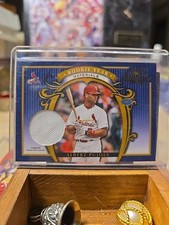 2003 Donruss Timeless Treasures - Rookie Materials Albert Pujols 96/100 (MEM)