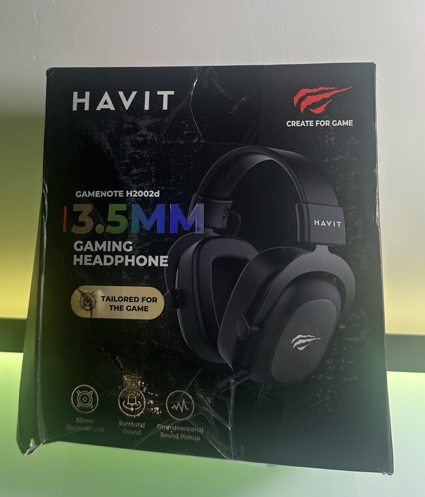Havit H2002d Gaming Headset 3.5mm Brand New Surround Sound