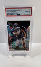 2023 Topps Composite - Topps Finest William Perry #161 Black Geometric Refractor