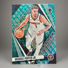 Michael Porter Jr. Teal Lazer 2023-24 Panini Phoenix #67
