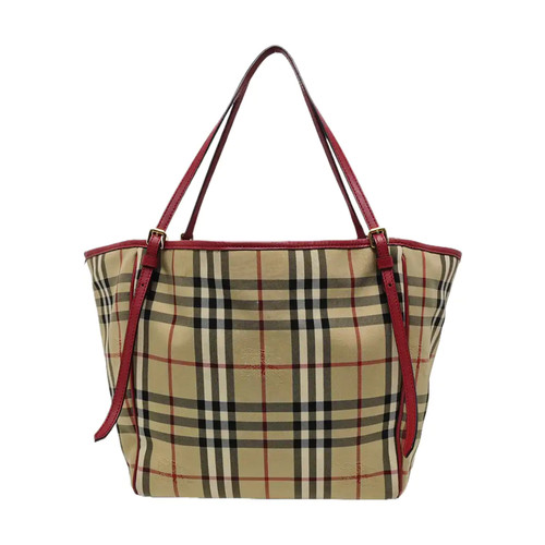 BURBERRY Canterbury Handbags Cloth Brown Free Shipping | Duties Paid