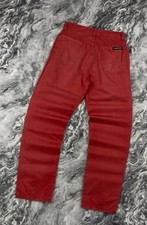 Vintage Stone Island Denim Pants 90s Men Size 46 Red