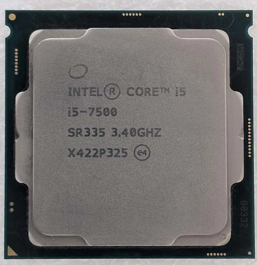 CPU Intel corei5 7500 3個セット Intel Core i5-7500 Processor Model Computer Processors (CPUs) for