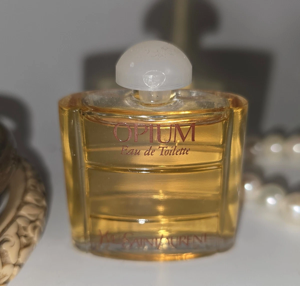 Opium Perfume EDT Yves Saint Laurent YSL Vtg .26 oz 7.5ml 1990s