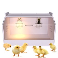 Brooder Box for Chicks  Chick Brooder Heat up to 25 Chicks with Heat Lamp