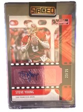 2021 Panini Chronicles Signature Series Steve Young Pink Autograph /25 49ers