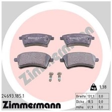Satz Bremsbeläge Bremsklötze vorne für Renault Kangoo-Grand KW0/1 24319310