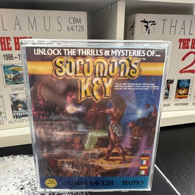   Commodore 64 - Solomons Key - Spiel von Tecmo - sehr guter Zustand - 1987 -