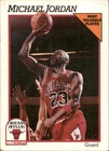 1991-1992 NBA HOOPS Michael Jordan #30 - Chicago Bulls Basketball Card