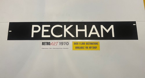 Peckham - Camberwell 233 Bus Destination Blind 42” Gift London