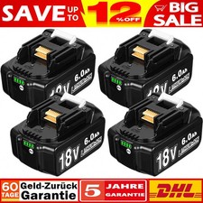 Für Makita 6000mAh 8AH 9AH Akku 18V LXT Li-ion BL1860B BL1850B BL1830B mit LED