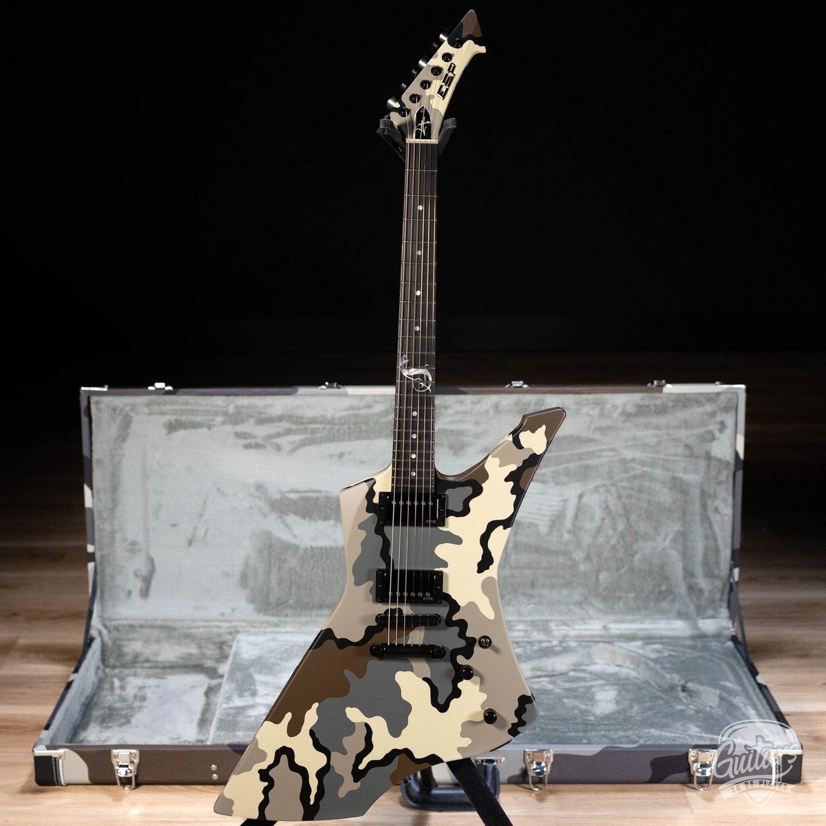 ESP Snakebyte Camo James Hetfield Signature Custom Shop Guitar