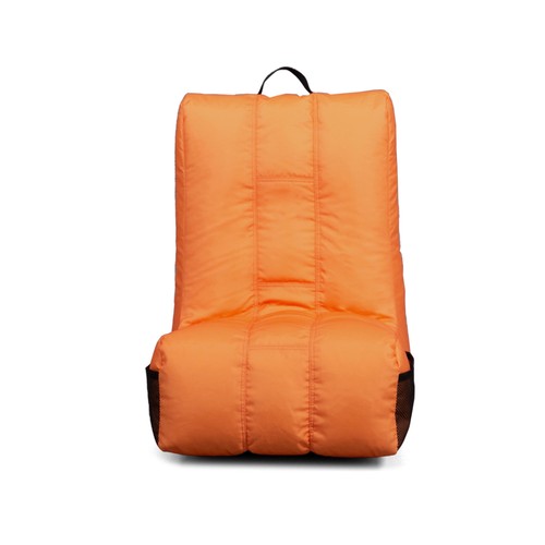 Video Lounger Bean Bag Chair, Kids, Tangerine, Polyester Nylon Blend, 2 feet
