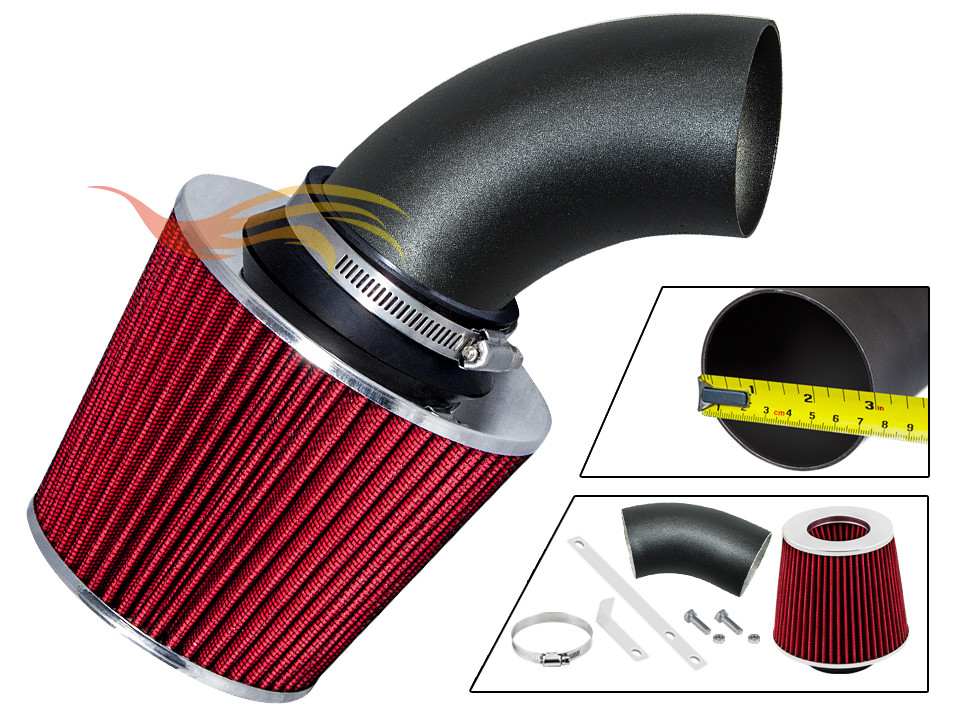 XYZ RW RED Sport Ram Air Intake +Filter For 1997-2001 Cadillac Catera 3.0L V6