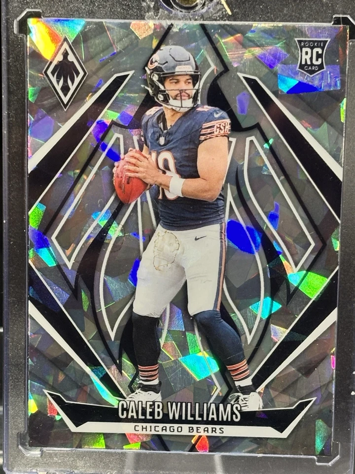 2024 Panini Phoenix Caleb Williams RC #151 Rookie Silver Cracked Ice Prizm 🧊 - Imagem 2 de 3
