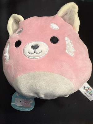 Squishmallow Flip A Mallow Mischa Pink Panda & Dohna Snow Leopard 8  
