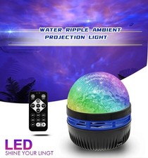 Led Galaxy Projector Night Light Starry Sky Lamp With Remote Usb Rechargeable